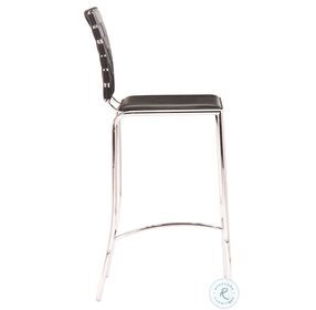 Criss Cross Black Counter Height Chair Set of 2