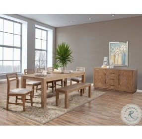 Aiden Weathered Natural Dining Table