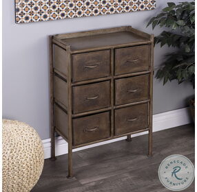 Cameron Industrial Chic Metalworks Drawer Chest
