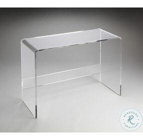 Butler Loft Crystal Clear Acrylic Console Table