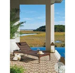 Abaco English Walnut Outdoor Chaise