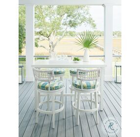 Seabrook Soft Oyster White Outdoor Bistro Table