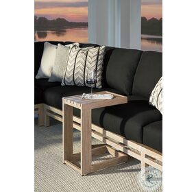 Stillwater Cove Light Taupe Outdoor Drink Table