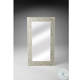 3479321 Gray Bone Inlay Wall Mirror