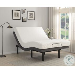 Clara Grey Fabric Queen Adjustable Bed Base