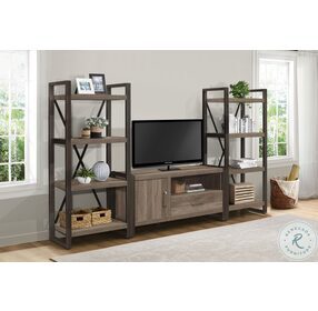 Dogue Brown And Gunmetal 51" TV Stand