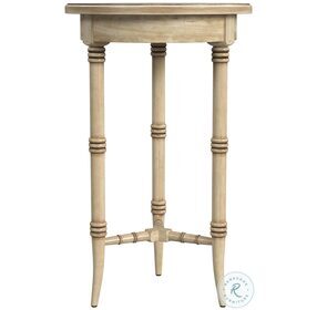 Isla Distressed Antique Beige Accent Table