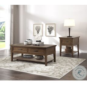 Whitley Walnut End Table