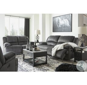 Clonmel Charcoal 2 Seat Reclining Sofa