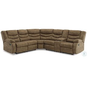Partymate Brindle 2 Piece Reclining RAF Console Sectional