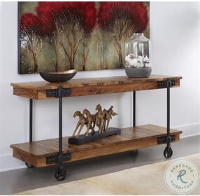 Kingston Brown Console Table