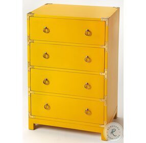 Butler Loft Ardennes Yellow Campaign Accent Chest
