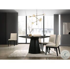 Cove Burnish Brown Round Dining Table