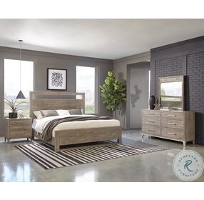Intrigue Hazelwood LED Queen Panel Bed