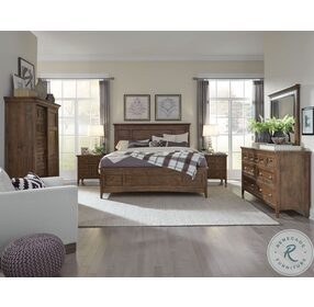 Bay Creek Toasted Nutmeg Queen Panel Bed