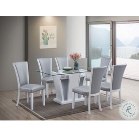 Platina White Side Chair Set Of 2