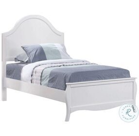 Dominique White Youth Panel Bedroom set