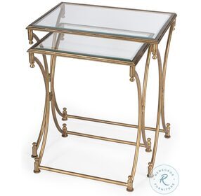 Antique Gold Nesting Tables
