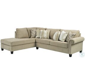 Dovemont Putty 2 Piece LAF Sectional