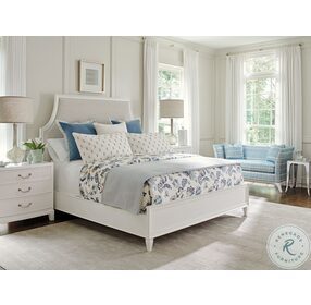Avondale White Inverness Queen Upholstered Panel Bed