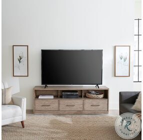 Cityscape Burnished Beige Entertainment TV Stand