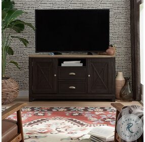 Heatherbrook Charcoal And Ash 56" TV Console