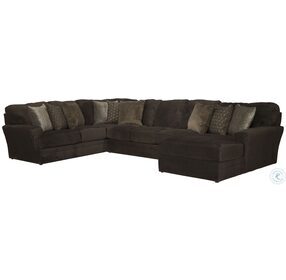 Mammoth Chocolate Chaise RAF Sectional