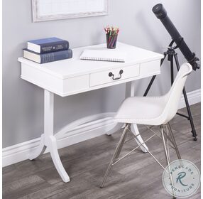Alta White Writing Desk