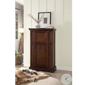 Snifter Cherry Wine Cabinet with Lock