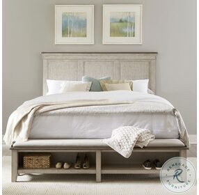 Ivy Hollow Weathered Linen And Dusty Taupe Storage Panel Bedroom Set