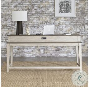Ivy Hollow Weathered Linen And Dusty Taupe Console Bar Table Set