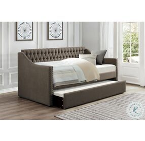 Tulney Brown Twin Daybed With Trundle