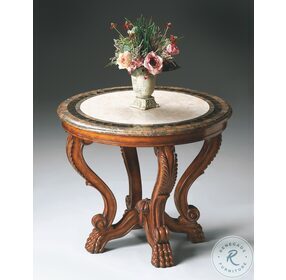 Mabel Fossil Stone Foyer Table
