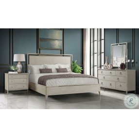 Maisie Champagne King Panel Bed