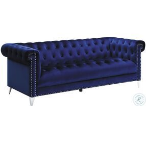 Bleker Blue Living Room Set