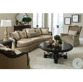 Giovanna Golden Quartz Upholstered Sofa