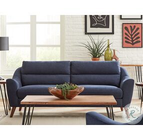 Gano Blue Living Room Set