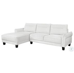 Caspian White LAF Sectional