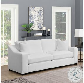 Ashlyn White Upholstered Living Room Set