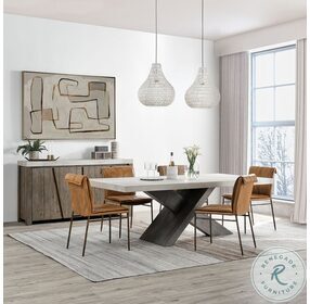 Durant Gray 84" Dining Table
