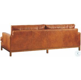 Horizon Brown Leather Sofa