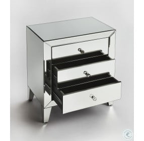 Emily Clear Mirrored Chest
