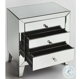 Emily Clear Mirrored Chest