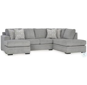 Casselbury Cement 2 Piece RAF Chaise Sectional