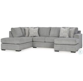 Casselbury Cement 2 Piece LAF Chaise Sectional