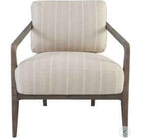 Felipe Gray And Brown Accent Chair