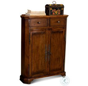 Austrian Fruitwood Brown Hall Cabinet