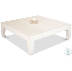 Classic Chinese White Cocktail Table