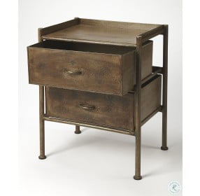 Cameron Bronze Industrial Chic Side Table