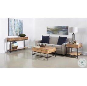 Springdale Natural 2 Drawer Console Table